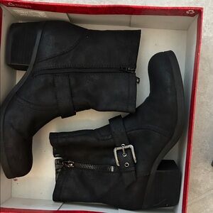 Carlos by Carlos Santana Black Ankle Booties